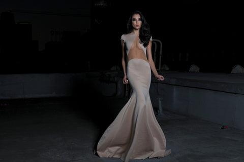 Nude Illusion - Stello - Gowns - Designer - Dress - Wedding dress - Stephanie Costello - Michael Costello -