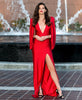 Red “Jasper” - Stello - Gowns - Designer - Dress - Wedding dress - Stephanie Costello - Michael Costello -